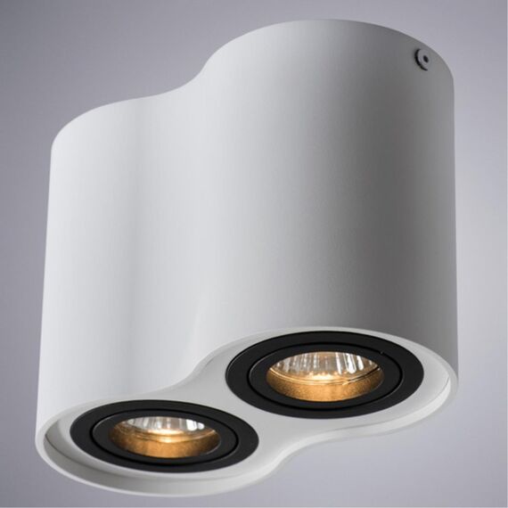 Точечный накладной светильник Arte Lamp FALCON A5644PL-2WH, изображение 2