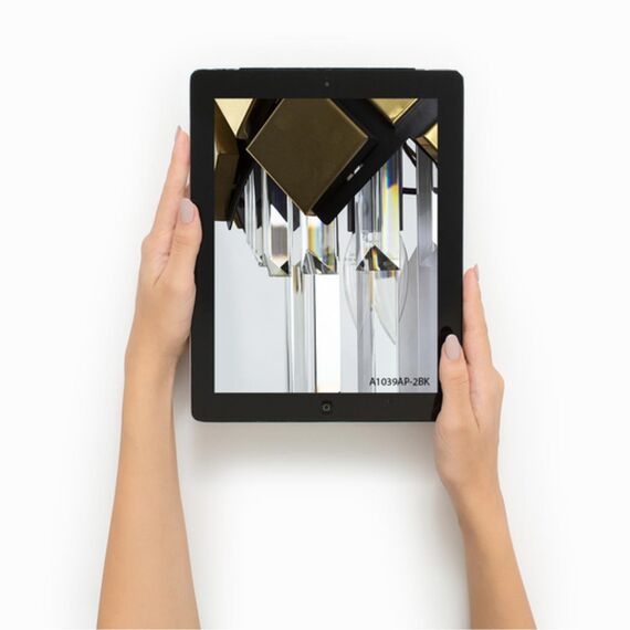 Настенный светильник Arte Lamp AMELIA A1039AP-2BK, изображение 4