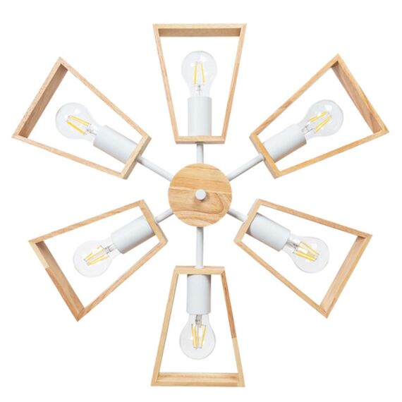 Потолочная люстра Arte Lamp BRUSSELS A8030PL-6WH, изображение 6