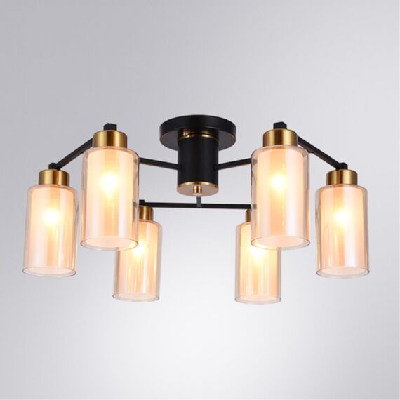 Потолочная люстра Arte Lamp LEO A7027PL-6BK, изображение 2