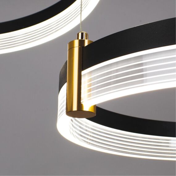 Подвесная люстра Arte Lamp MERCURY A2185SP-3BK, изображение 3