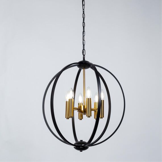 Подвесная люстра Arte Lamp CASTULA A7013SP-6BK, изображение 2