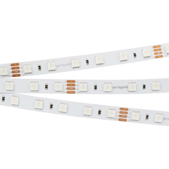 Светодиодная лента 24V RGB 14,4W/m 5m Arlight 010367(2)