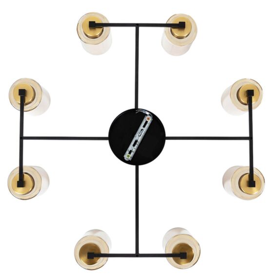 Потолочная люстра Arte Lamp LEO A7027PL-8BK, изображение 6