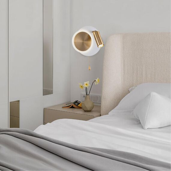 Настенный светильник Arte Lamp SYRMA A2213AP-2WH, изображение 2