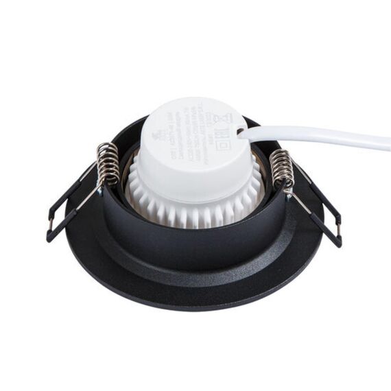 Точечный встраиваемый светильник Arte Lamp MIRA A2862PL-1BK, изображение 6