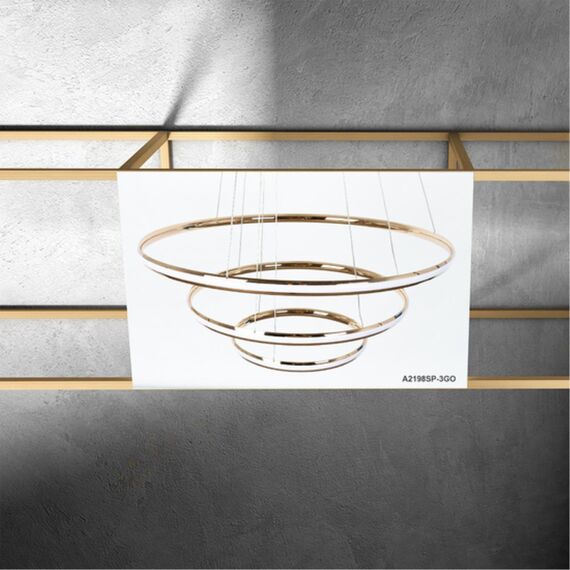 Подвесная люстра Arte Lamp MERIDIANA A2198SP-3GO, изображение 4