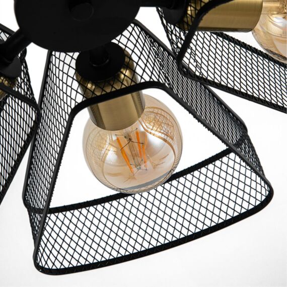 Потолочная люстра Arte Lamp MAASYM A7044PL-6BK, изображение 4