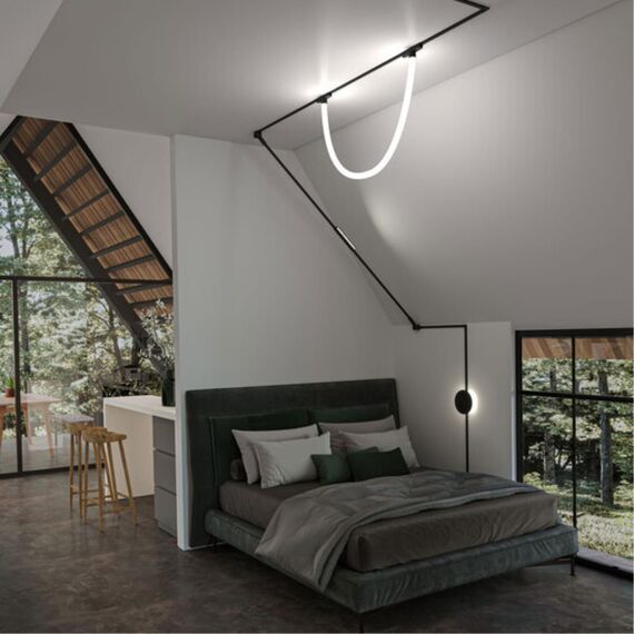 Магнитный трековый светильник Arte Lamp RAPID A6161PL-1BK, изображение 5