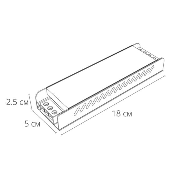 Блок питания 24V 150W 6.25А Arte Lamp STANDART A240506, изображение 3