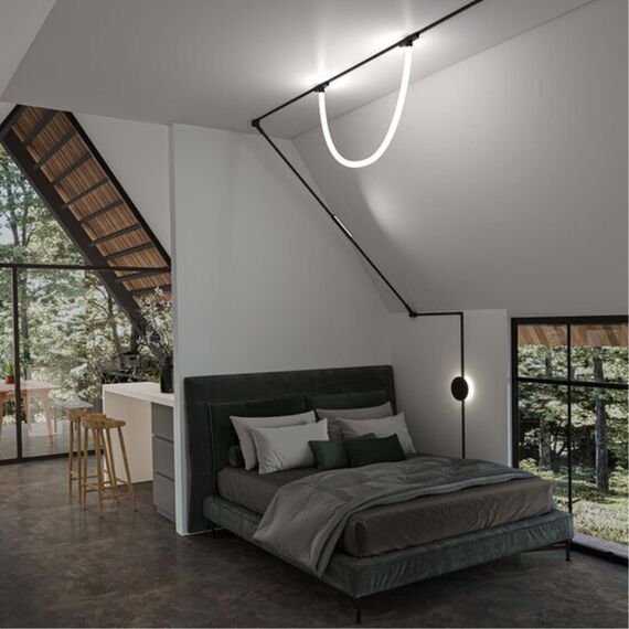 Магнитный трековый светильник Arte Lamp RAPID A6167PL-1BK, изображение 2