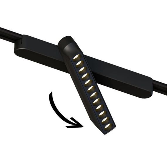 Магнитный трековый светильник Arte Lamp RAPID A6161PL-1BK, изображение 4
