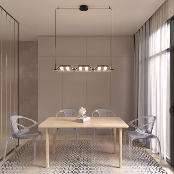 Подвесной светильник Arte lamp GENEVA A2341SP-6BK, изображение 2