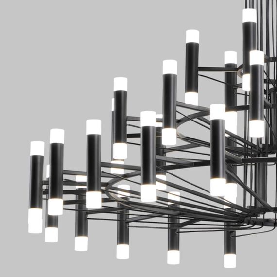 Подвесная люстра Arte lamp EMPIRE A2482SP-84BK, изображение 2