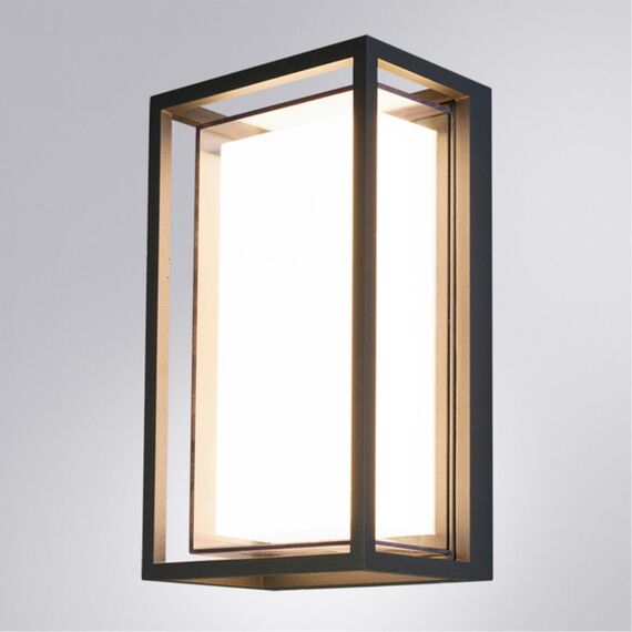 Уличный настенный светильник Arte lamp MENKAR A1332AL-1BK, изображение 2