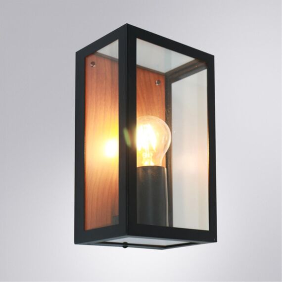Уличный настенный светильник Arte lamp BELFAST A4569AL-1BR, изображение 2