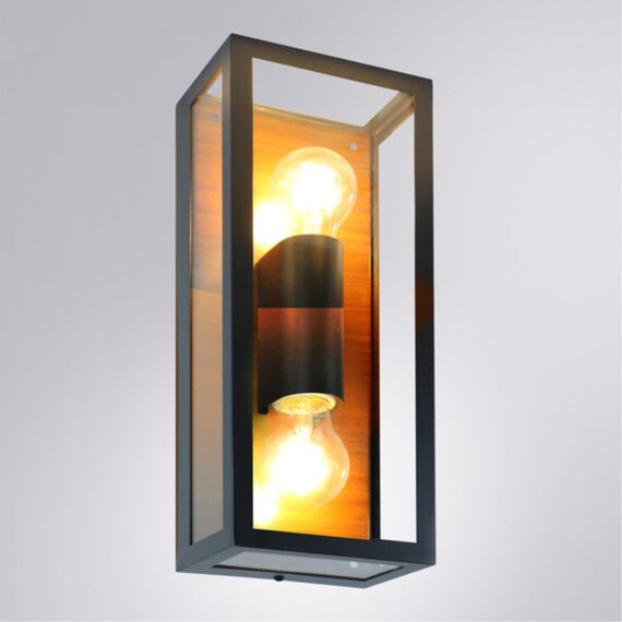 Уличный настенный светильник Arte lamp BELFAST A4569AL-2BR, изображение 2