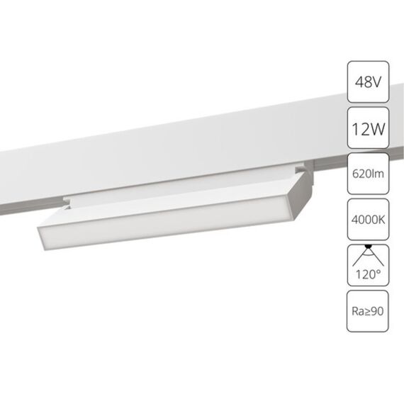 Магнитный трековый светильник Arte Lamp LINEA A4669PL-1WH