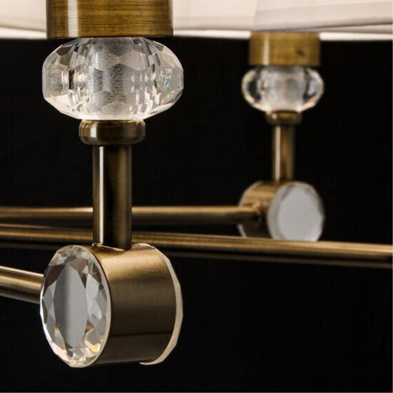 Подвесная люстра Arte Lamp BROCCA A4093LM-8AB, изображение 4