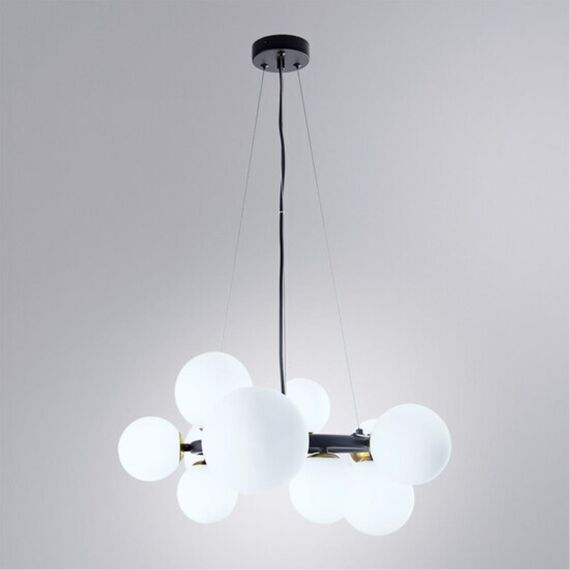 Подвесная люстра Arte Lamp GEMINI A2243SP-10BK, изображение 2