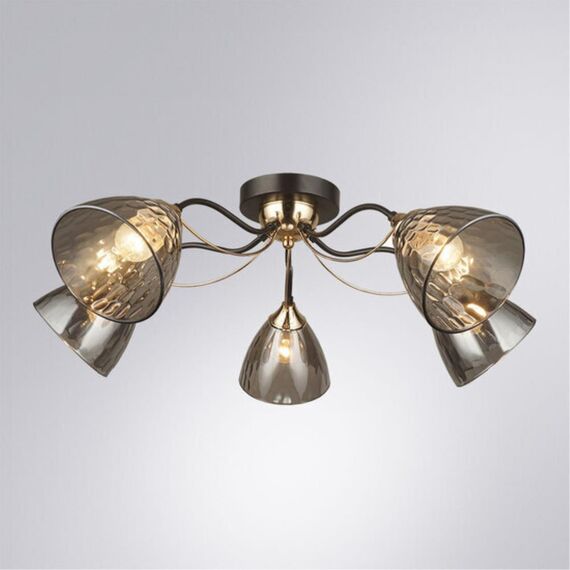 Потолочная люстра Arte Lamp LILY A4366PL-5BK, изображение 2