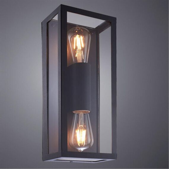 Уличный настенный светильник Arte Lamp BELFAST A4569AL-2BK, изображение 2