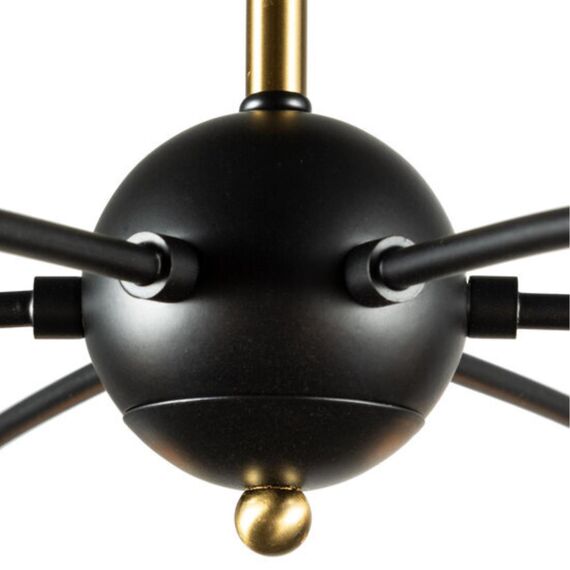 Потолочная люстра Arte Lamp GLASGOW A1963PL-6BK, изображение 3