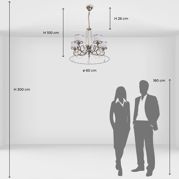 Люстра подвесная MW-Light Моника 372013405, изображение 14