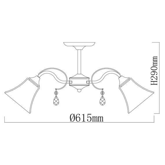 Люстра потолочная De City Олимпия 106010705, изображение 11