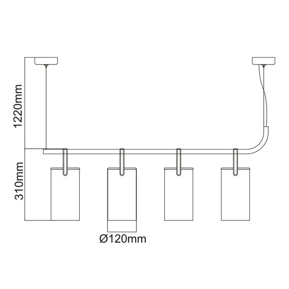 Подвесной светильник DeMarkt Тетро 673014504, изображение 11