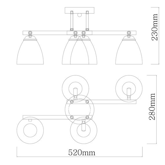 Потолочный светильник De City Тетро 673017204, изображение 10