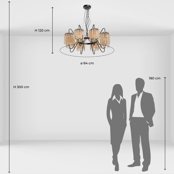 Люстра подвесная MW-Light Лавиния 443010908, изображение 14