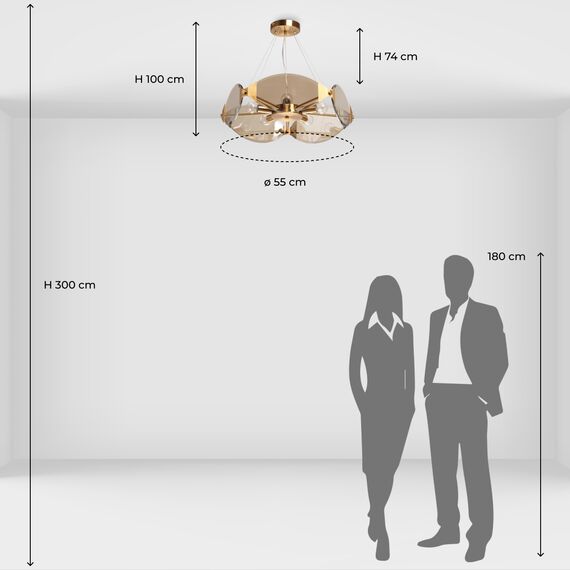 Люстра подвесная MW-Light Илоника 451012105, изображение 12
