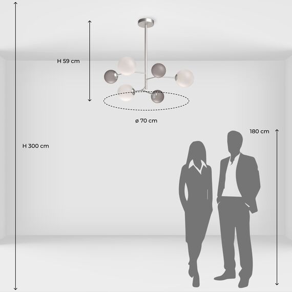 Люстра потолочная DeMarkt Гамбург 605018406, изображение 12