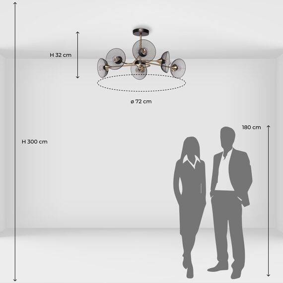 Люстра потолочная De City Вита 220014206, изображение 13