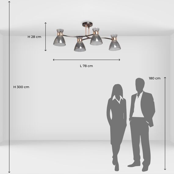 Люстра потолочная De City Dela 635015904, изображение 12