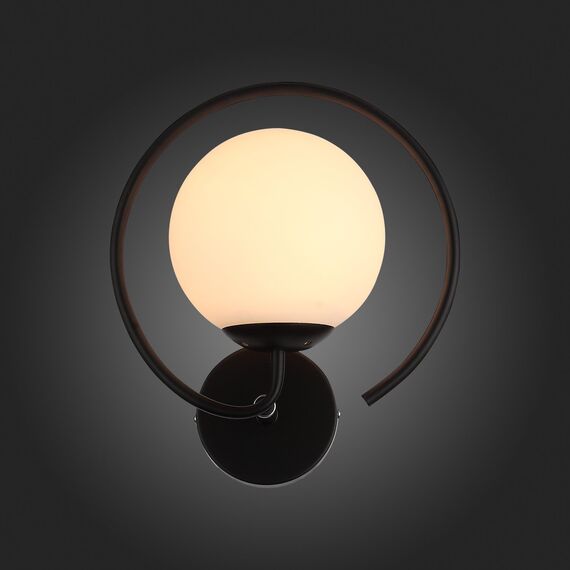 SL418.401.01 Светильник настенный Черный/Белый E27 1*60W GALIO, изображение 8