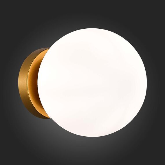 SL717.201.01 Светильник настенный Золотистый/Белый E27 1*40W ACINI, изображение 2