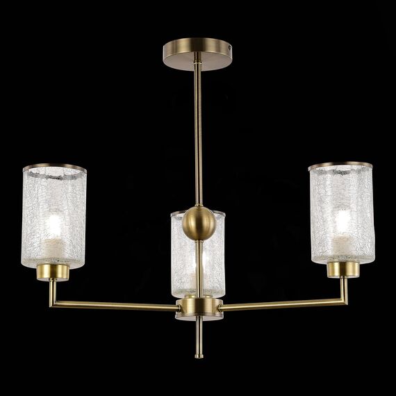 SLE1046-302-03 Светильник потолочный Бронза/Прозрачный E27 3*60W VESTRE