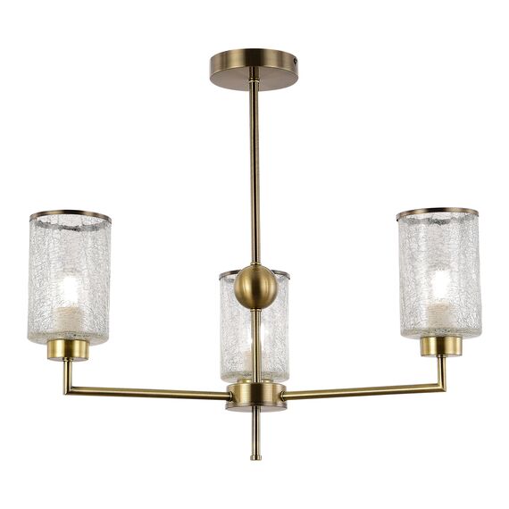 SLE1046-302-03 Светильник потолочный Бронза/Прозрачный E27 3*60W VESTRE, изображение 3