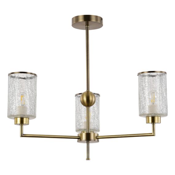 SLE1046-302-03 Светильник потолочный Бронза/Прозрачный E27 3*60W VESTRE, изображение 4