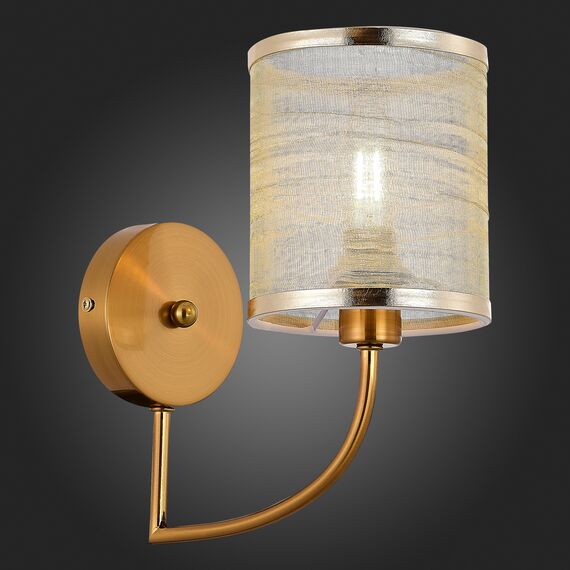 SLE1119-301-01 Светильник настенный Латунь/Шампань E14 1*40W ELLISSE, изображение 2