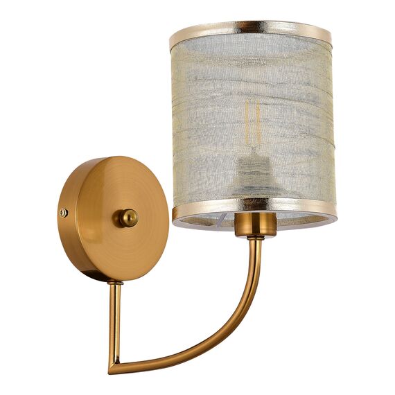 SLE1119-301-01 Светильник настенный Латунь/Шампань E14 1*40W ELLISSE, изображение 4