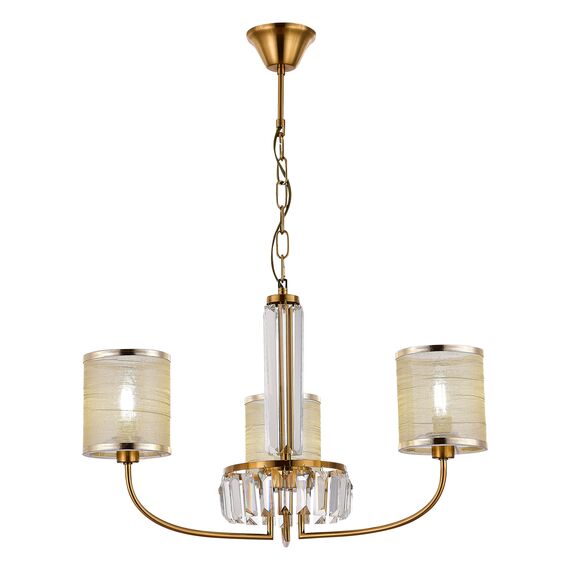 SLE1119-303-03 Светильник подвесной Латунь/Шампань E14 3*40W ELLISSE, изображение 3