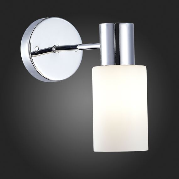 SLE1139-101-01 Светильник настенный Хром/Белый E14 1*60W GESSI, изображение 2