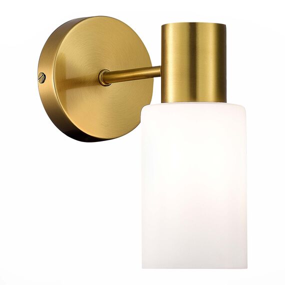SLE1139-301-01 Светильник настенный Латунь/Белый E14 1*60W GESSI, изображение 3