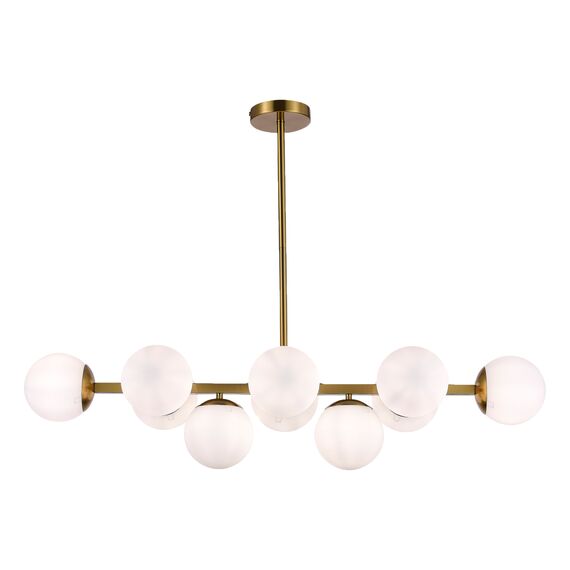 SLE1191-202-10 Светильник потолочный Золотистый/Белый E27 10*60W FRATTA, изображение 7