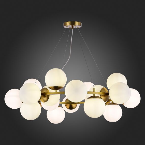 SLE1191-203-20 Светильник подвесной Золотистый/Белый E27 20*60W FRATTA, изображение 2