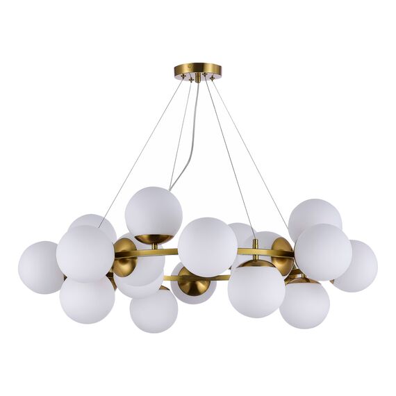 SLE1191-203-20 Светильник подвесной Золотистый/Белый E27 20*60W FRATTA, изображение 3