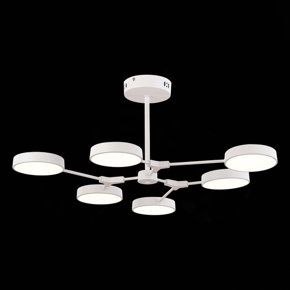 SLE6003-502-06 Светильник потолочный Белый/Белый LED 6*10W MONTA